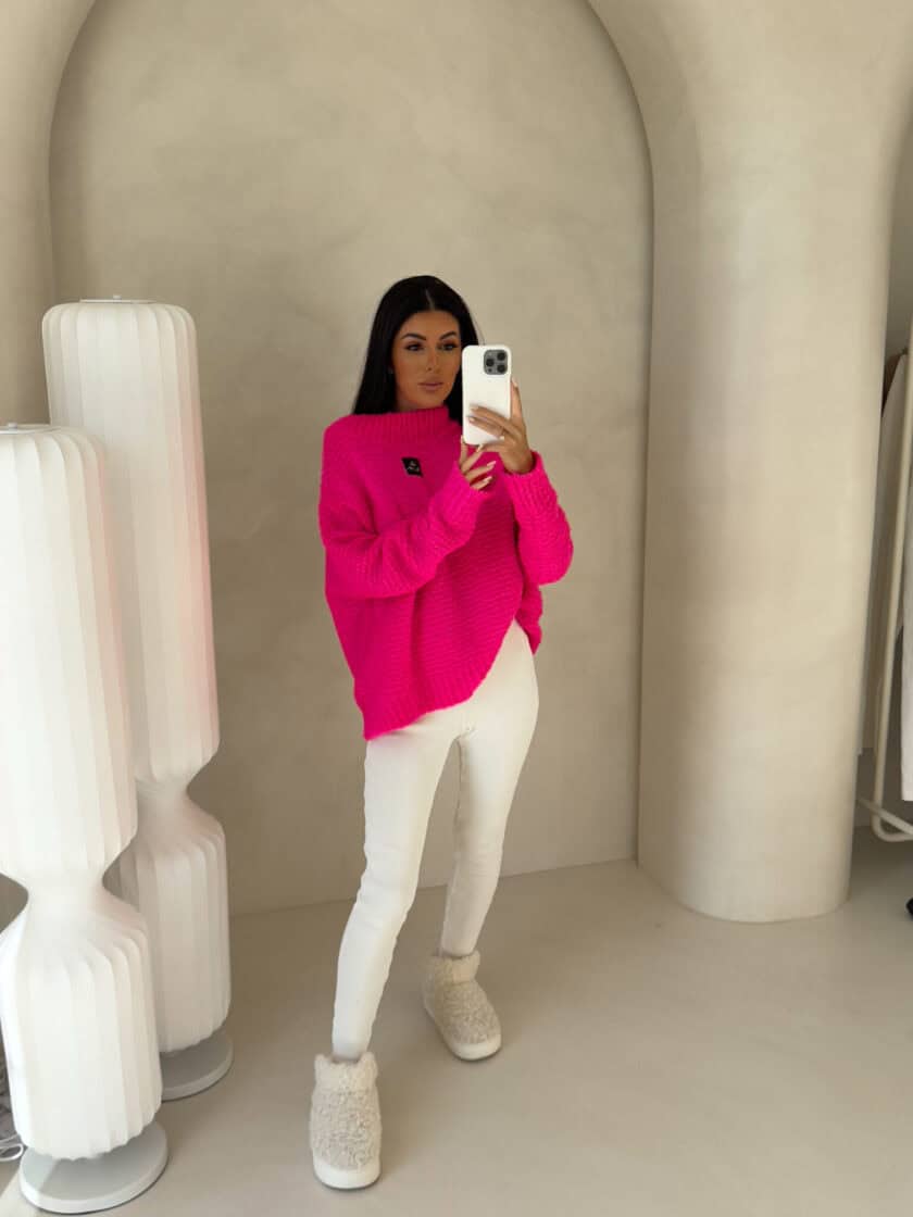 Sweter BUCLA – różowa - obrazek 2