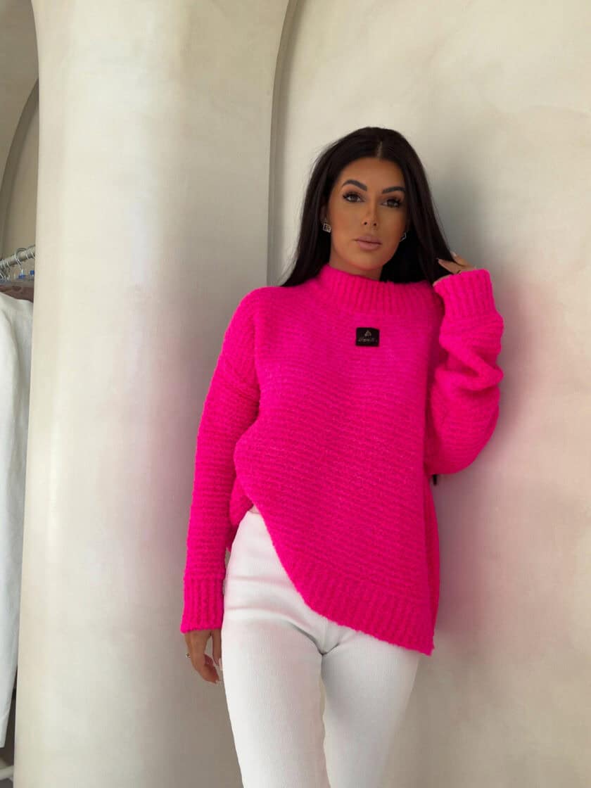 Sweter BUCLA – różowa - obrazek 6