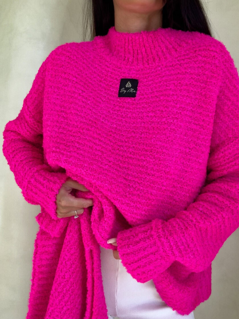 Sweter BUCLA – różowa - obrazek 12