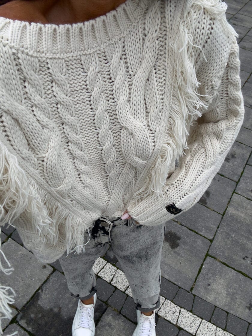 Sweter INDIANA - wanilia - obrazek 3