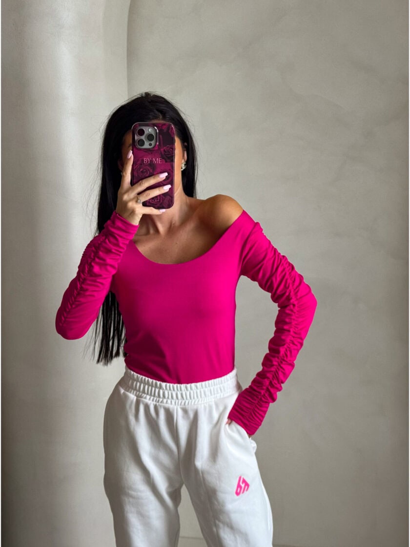 Bluzka MODENA – fuksja - obrazek 2