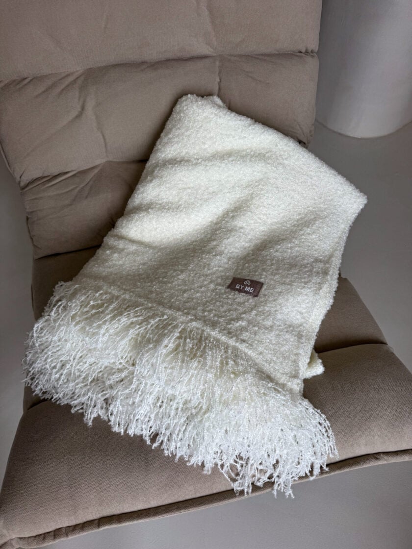 Koc BUCLA – ecru - obrazek 2