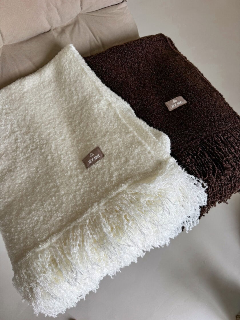 Koc BUCLA – ecru - obrazek 6