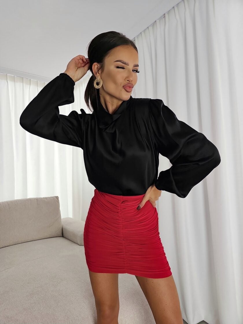 Bluzka LIVIA  - czarna - obrazek 5