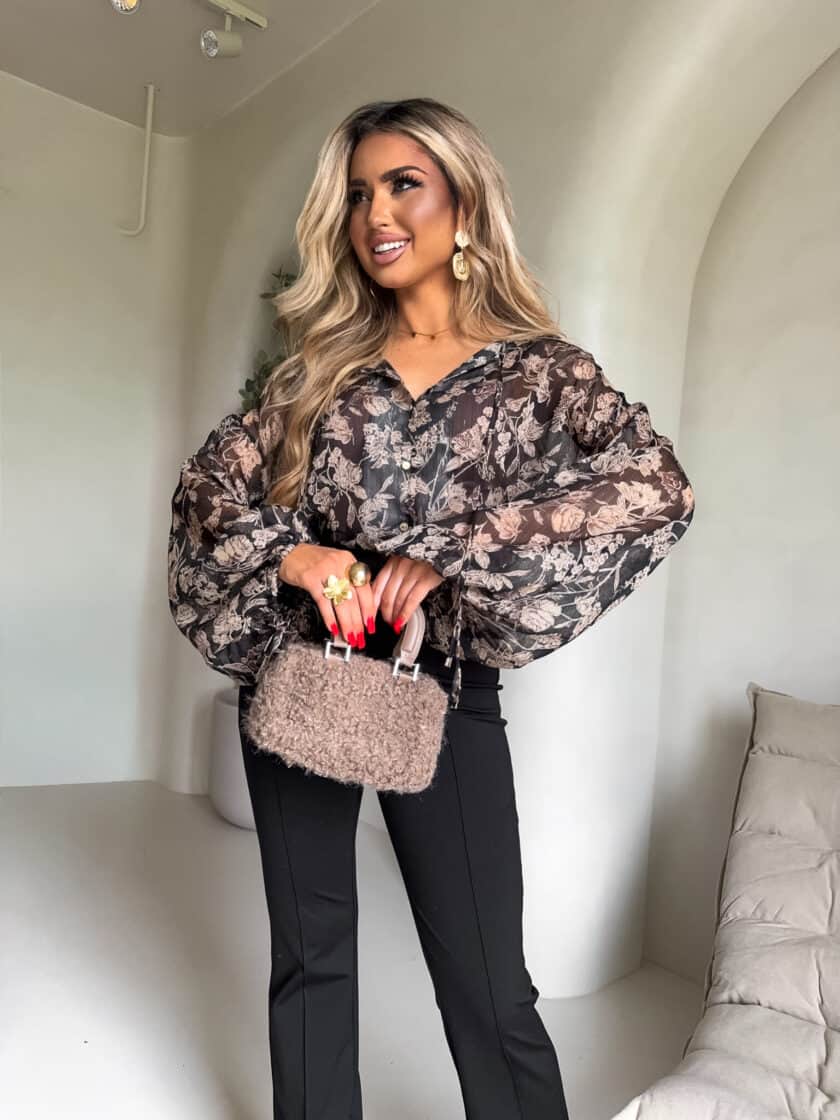 Bluzka LISBONA - flowers - obrazek 3