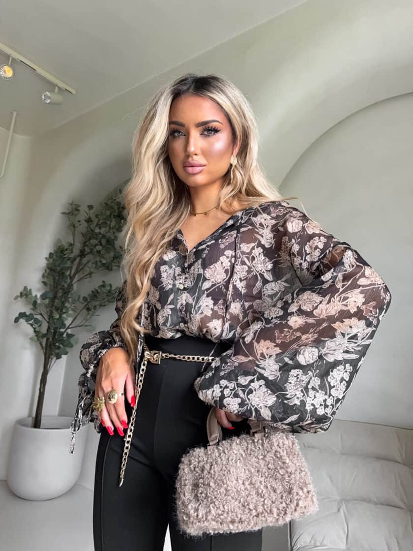 Bluzka LISBONA - flowers - obrazek 2