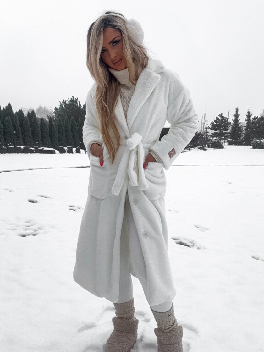 Płaszcz NOELLE – ecru - obrazek 5