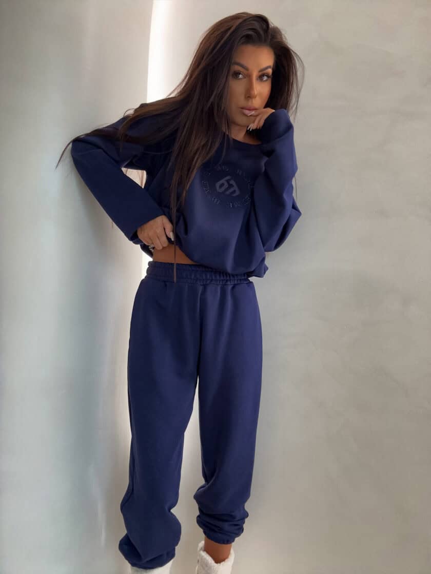 Komplet LOUIS - granatowy