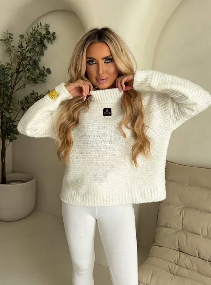 Sweter BUCLA – ecru