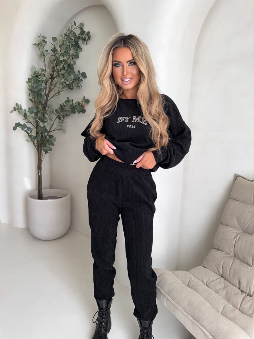 Komplet BARIO – czarny - obrazek 3