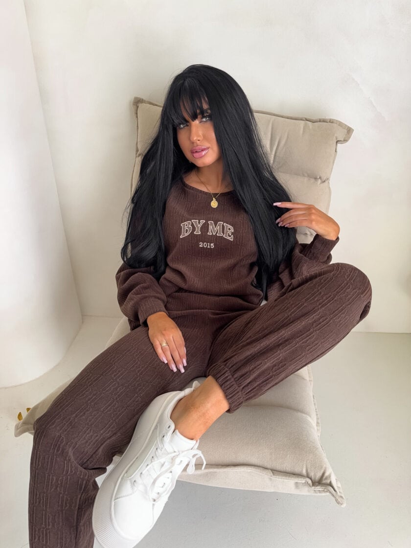 Komplet BARIO – czekoladowy - obrazek 2