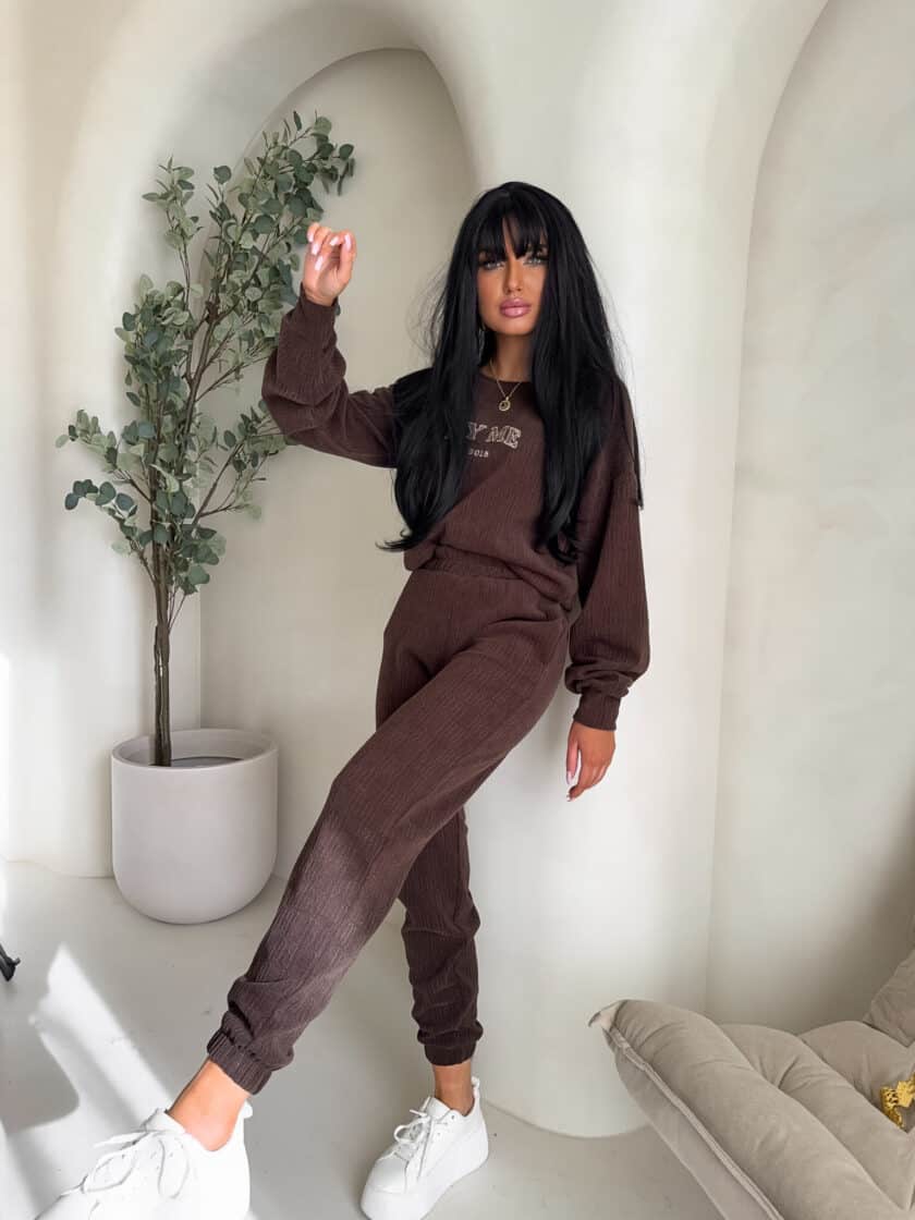 Komplet BARIO – czekoladowy - obrazek 3