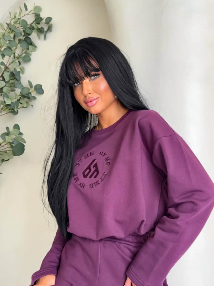 Komplet LOUIS - śliwkowy - obrazek 4