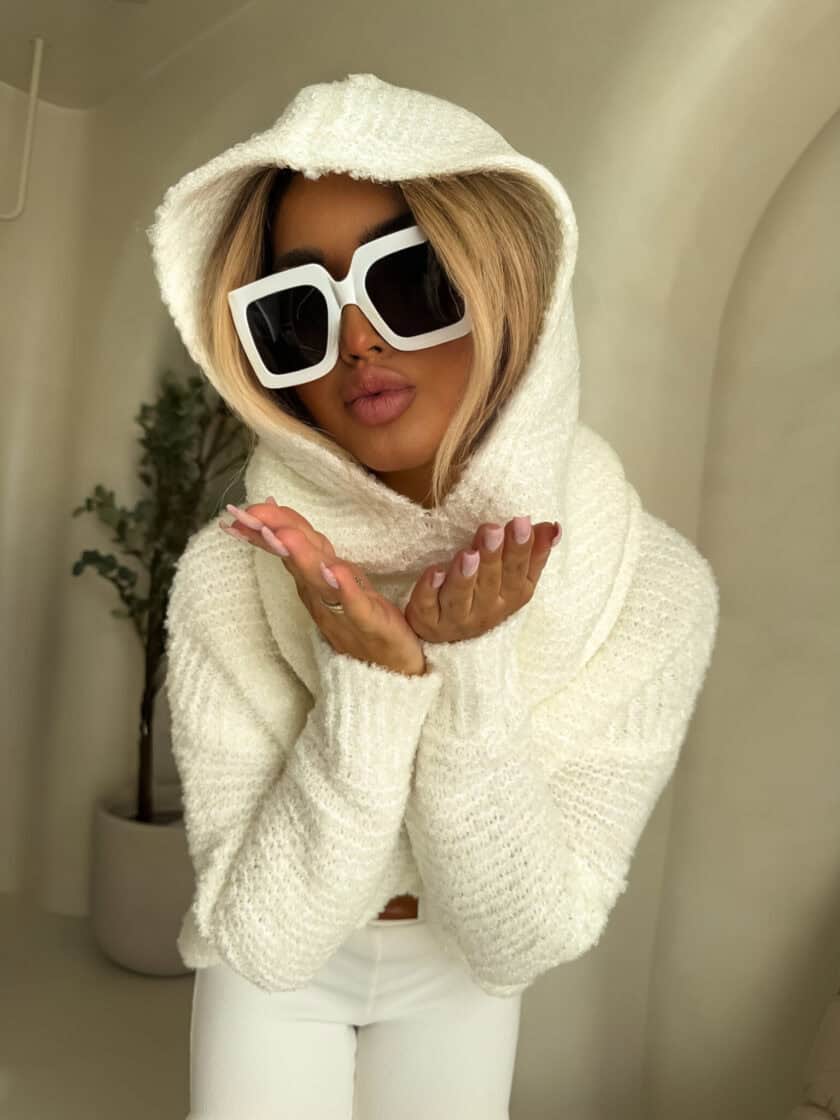 Balaclava - ecru - obrazek 4