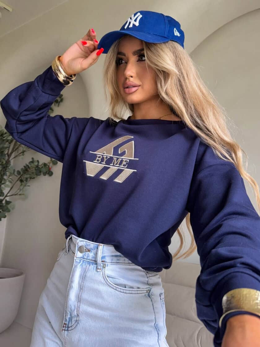 Bluza LUXIT – granatowa - obrazek 3