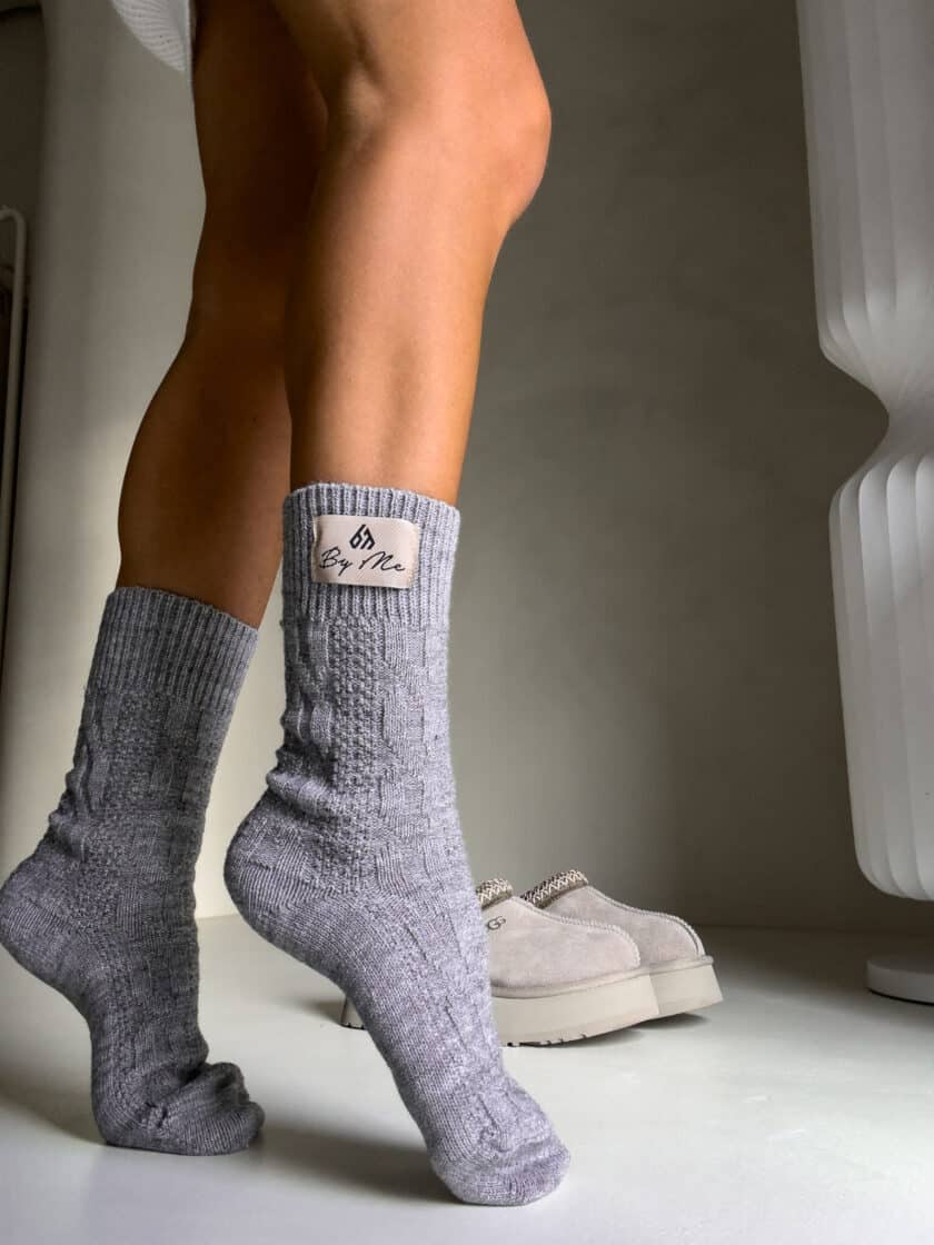 Skarpety WOOL – szare - obrazek 7