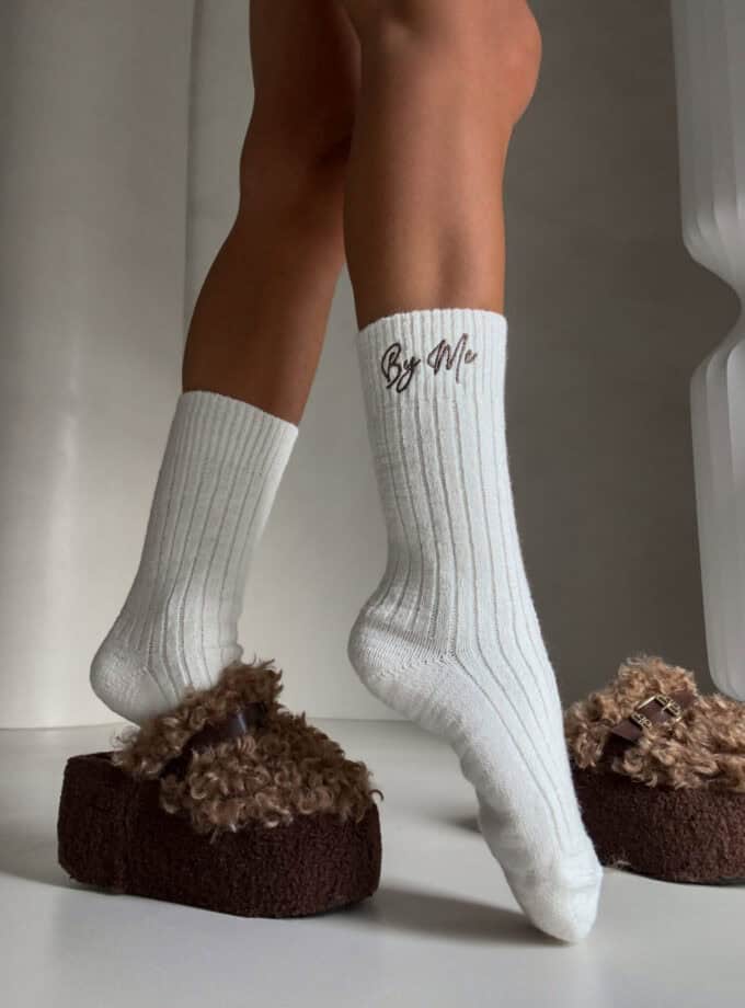 Skarpety WEŁNA – ecru