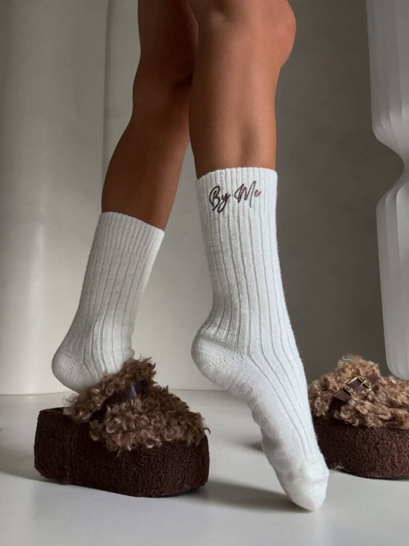 Skarpety WEŁNA – ecru