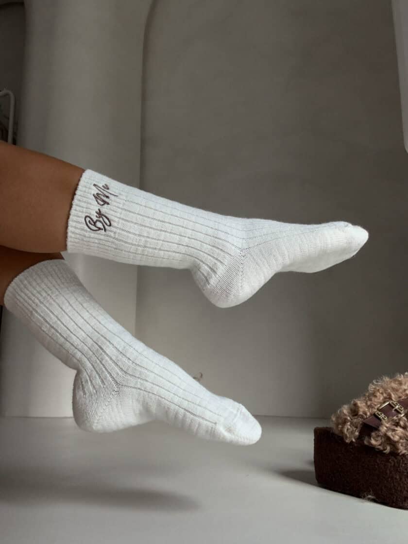 Skarpety WEŁNA – ecru - obrazek 4