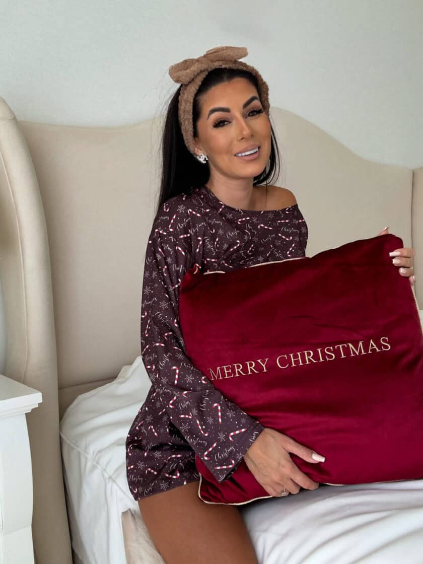 Piżamka CHRISTMAS DOSTĘPNE OD 04.12- czekoladowa - obrazek 14