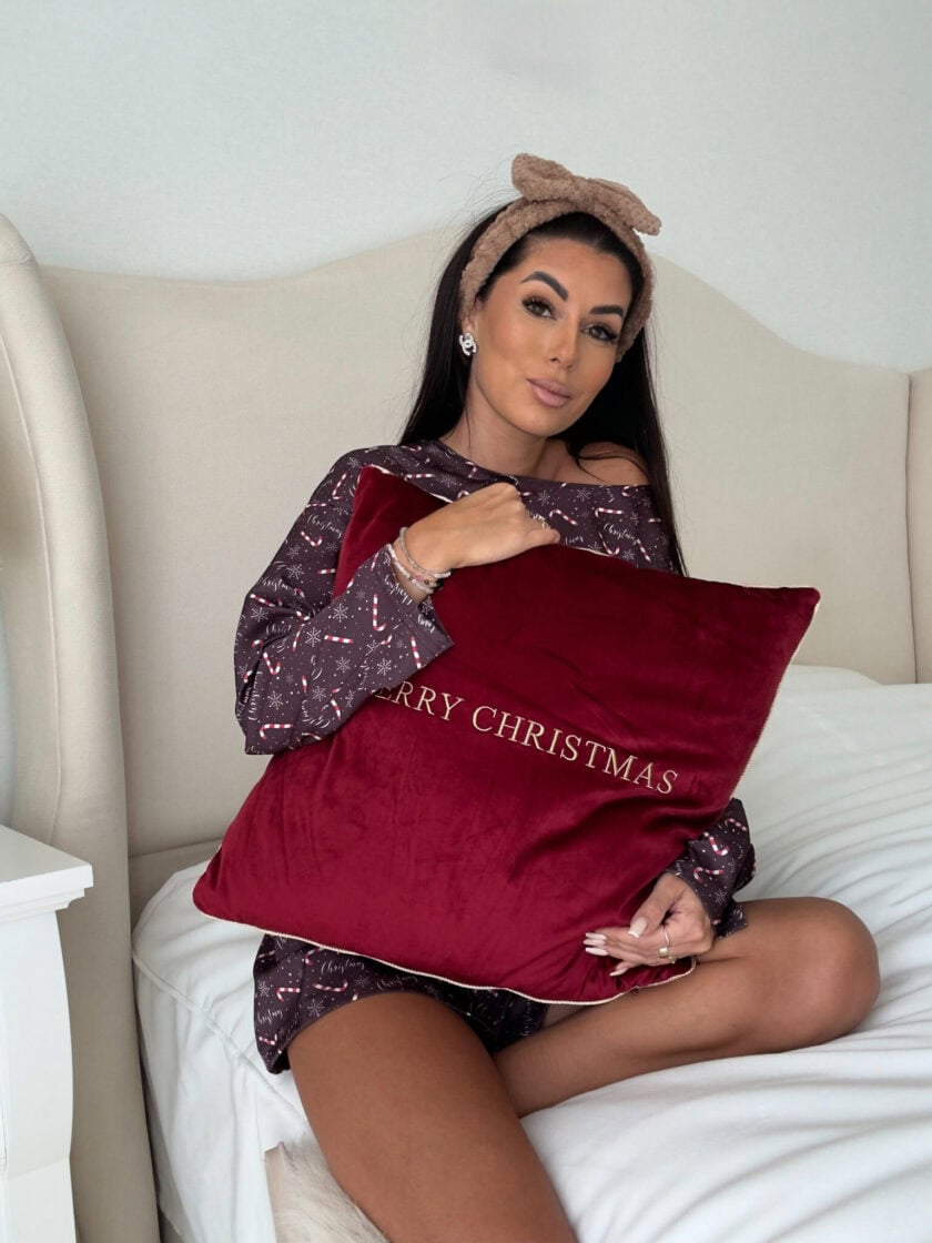 Piżamka CHRISTMAS DOSTĘPNE OD 04.12- czekoladowa - obrazek 16