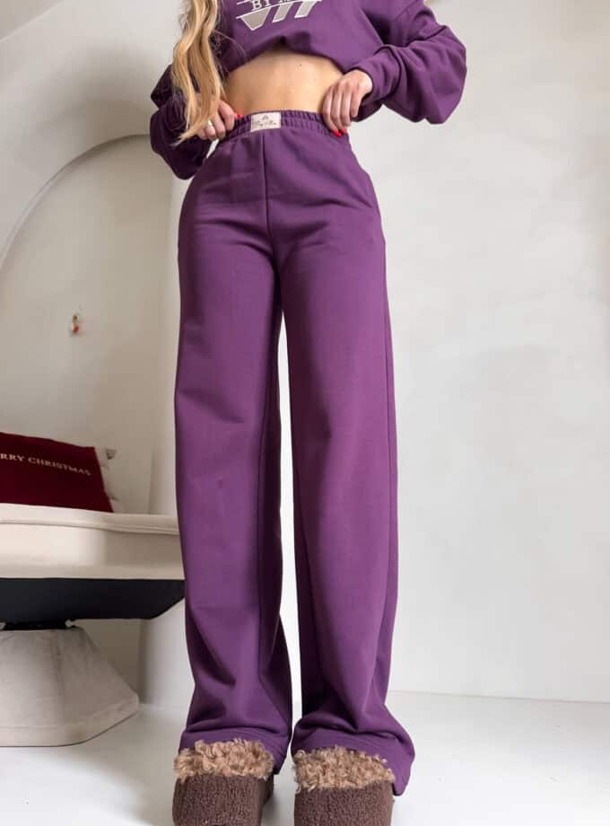 Spodnie SEVEN – śliwka