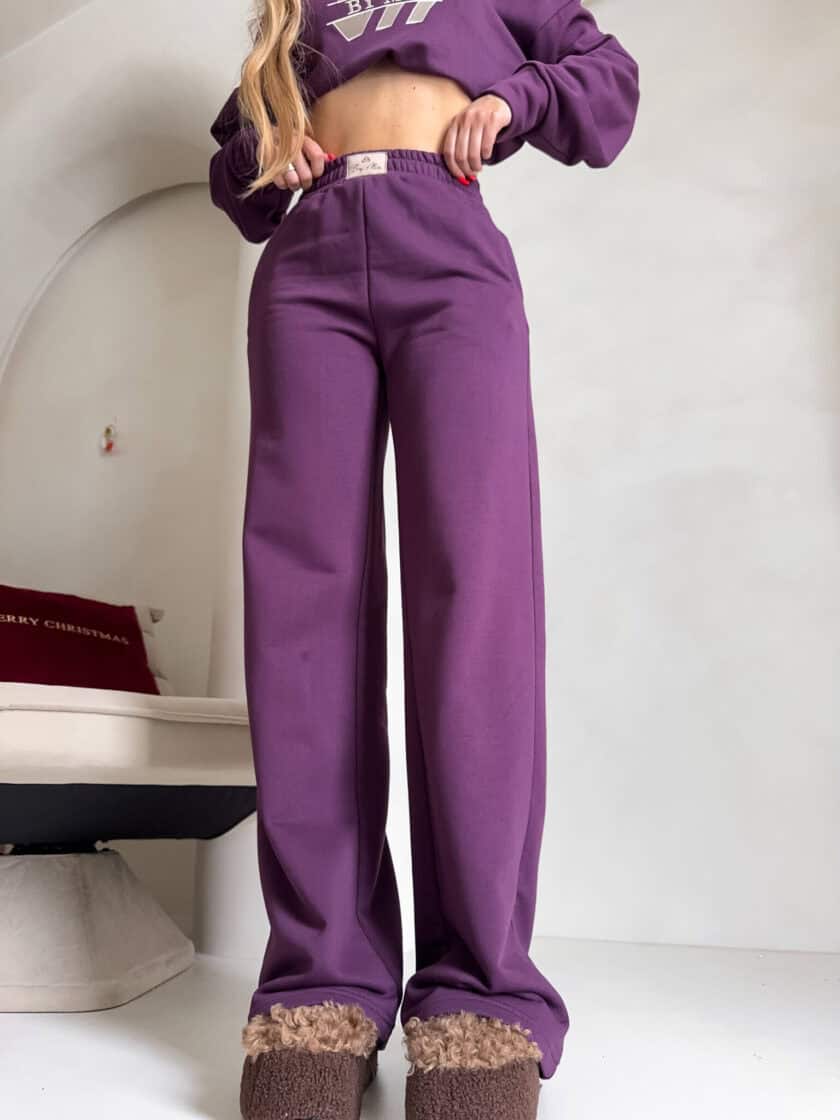 Spodnie SEVEN – śliwka