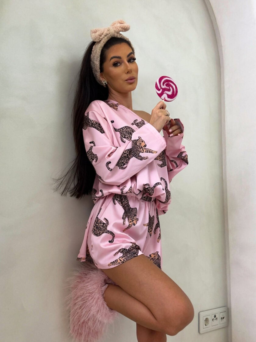 Piżamka LAMPART - różowa - obrazek 14