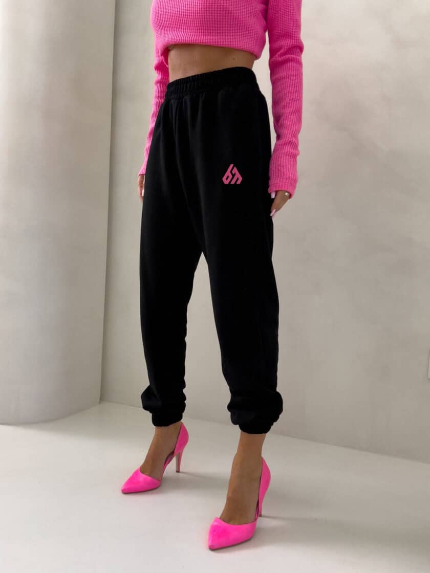 Spodnie DUO – czarne - obrazek 2