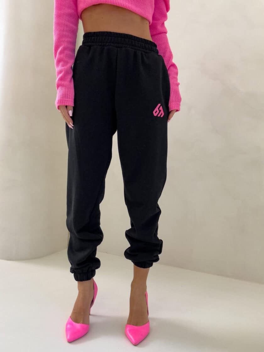 Spodnie DUO – czarne - obrazek 3