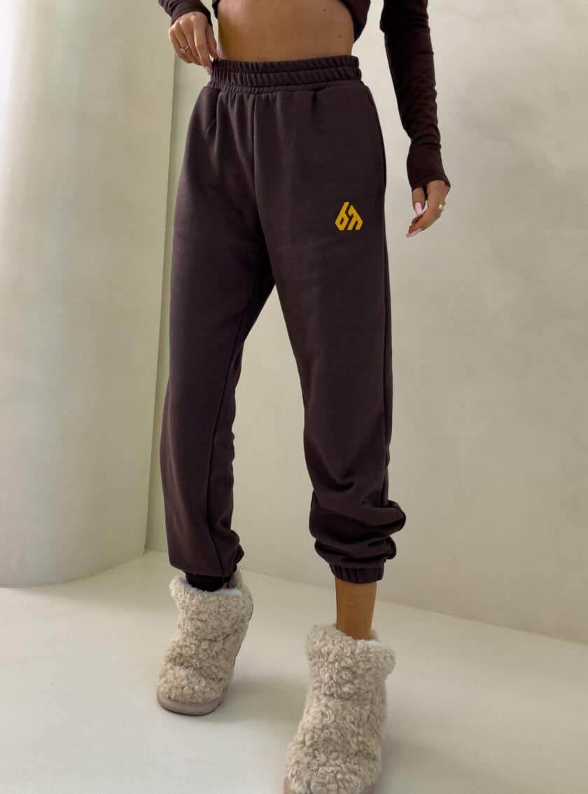 Spodnie DUO – czekoladowe - obrazek 5