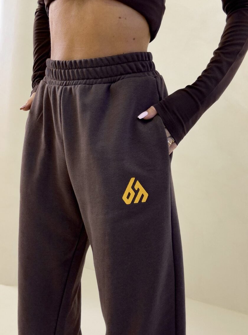 Spodnie DUO – czekoladowe - obrazek 14