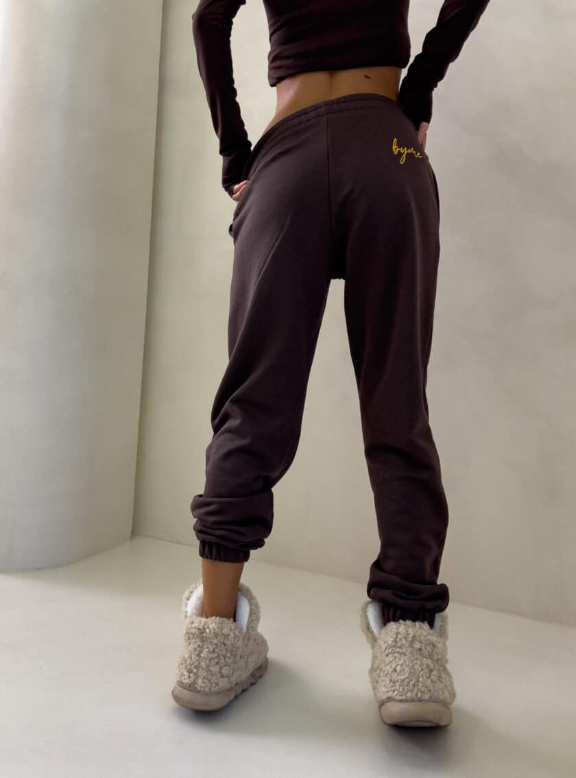 Spodnie DUO – czekoladowe - obrazek 3