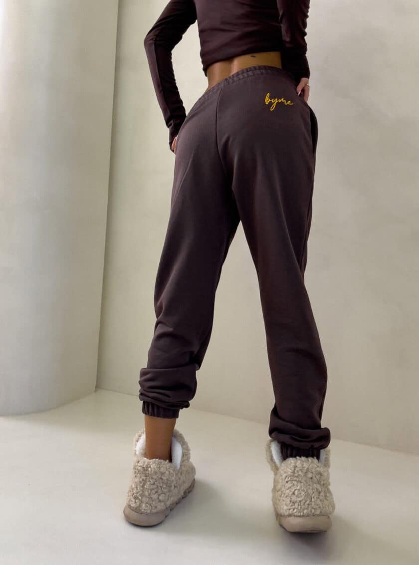 Spodnie DUO – czekoladowe