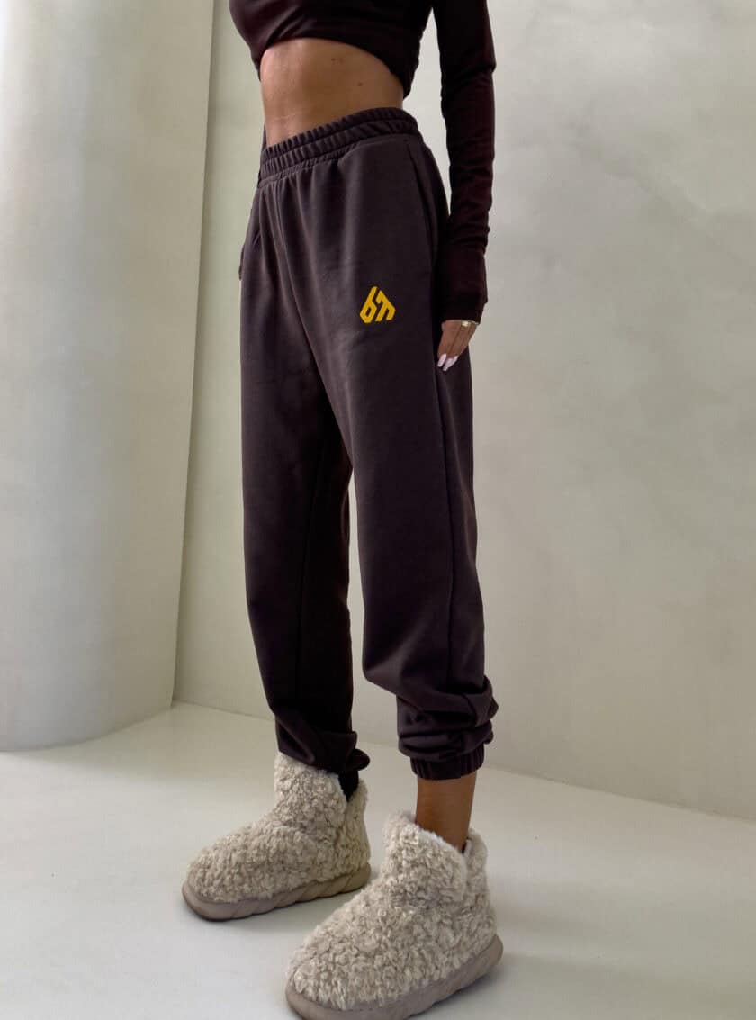 Spodnie DUO – czekoladowe - obrazek 11