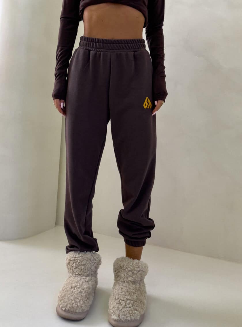 Spodnie DUO – czekoladowe - obrazek 2