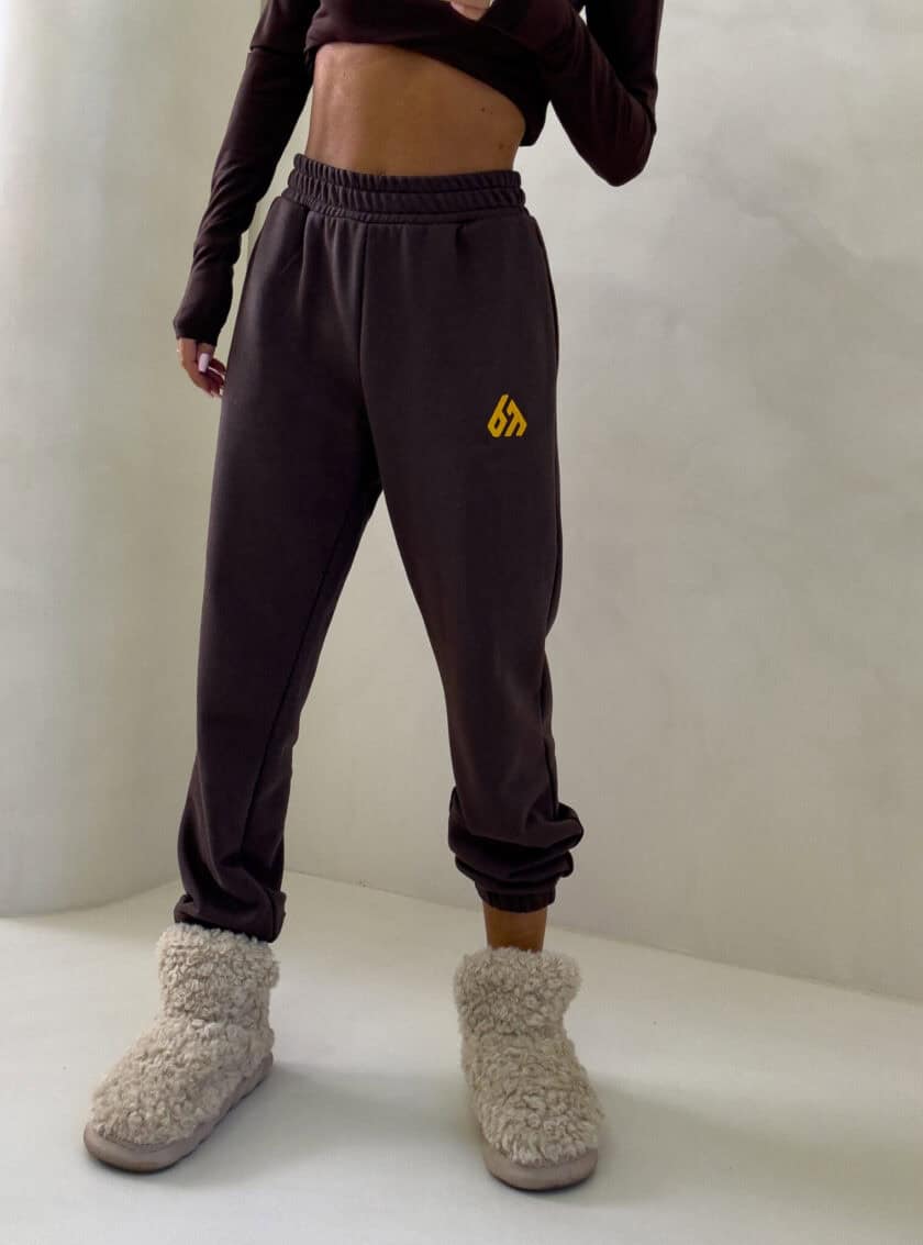 Spodnie DUO – czekoladowe - obrazek 10