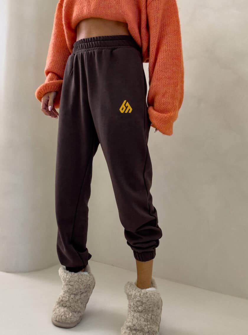 Spodnie DUO – czekoladowe - obrazek 9