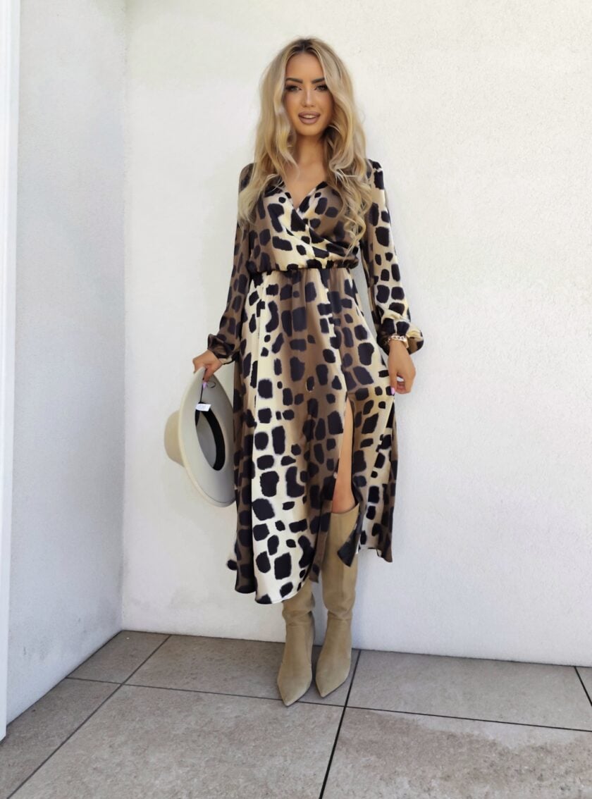 Sukienka MIRANDA - safari - obrazek 5