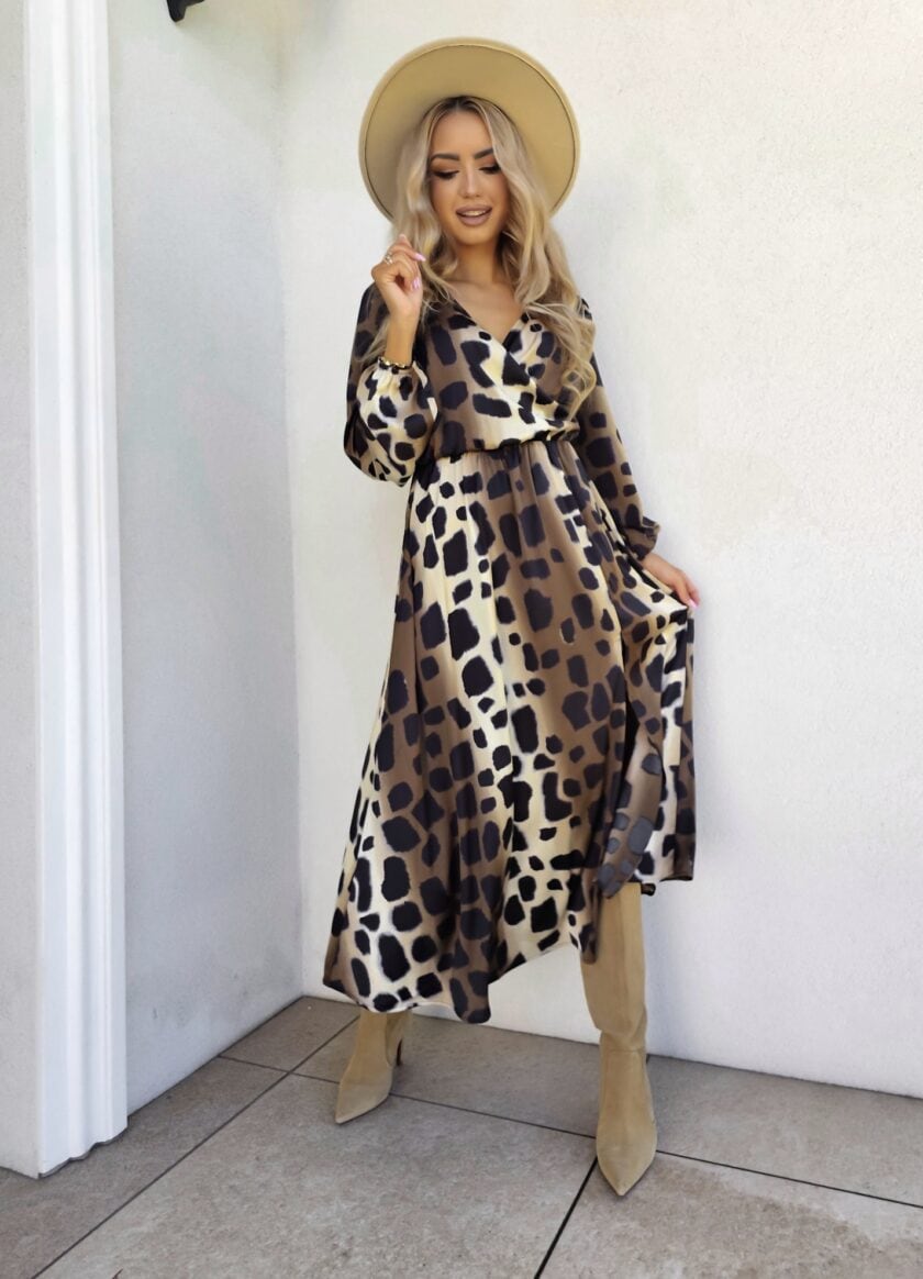 Sukienka MIRANDA - safari - obrazek 13