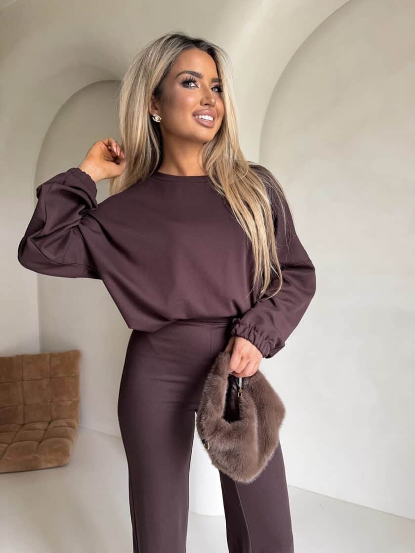 Komplet ANGEL NEW – czekoladowy - obrazek 5