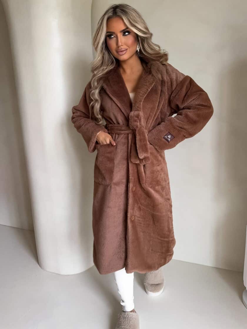 Płaszcz NOELLE – camel - obrazek 4