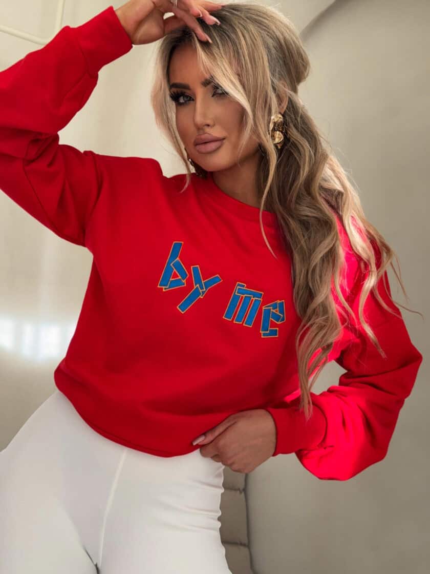 Bluza LORENA – czerwona - obrazek 2