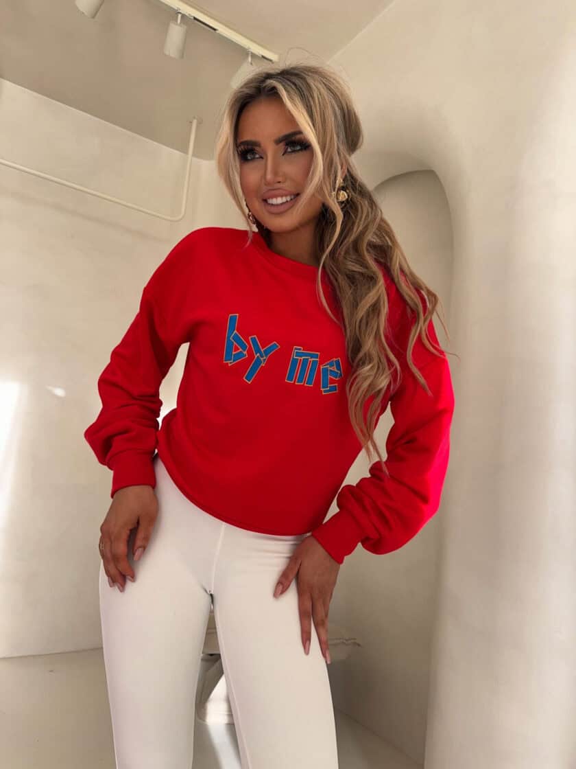 Bluza LORENA – czerwona - obrazek 4