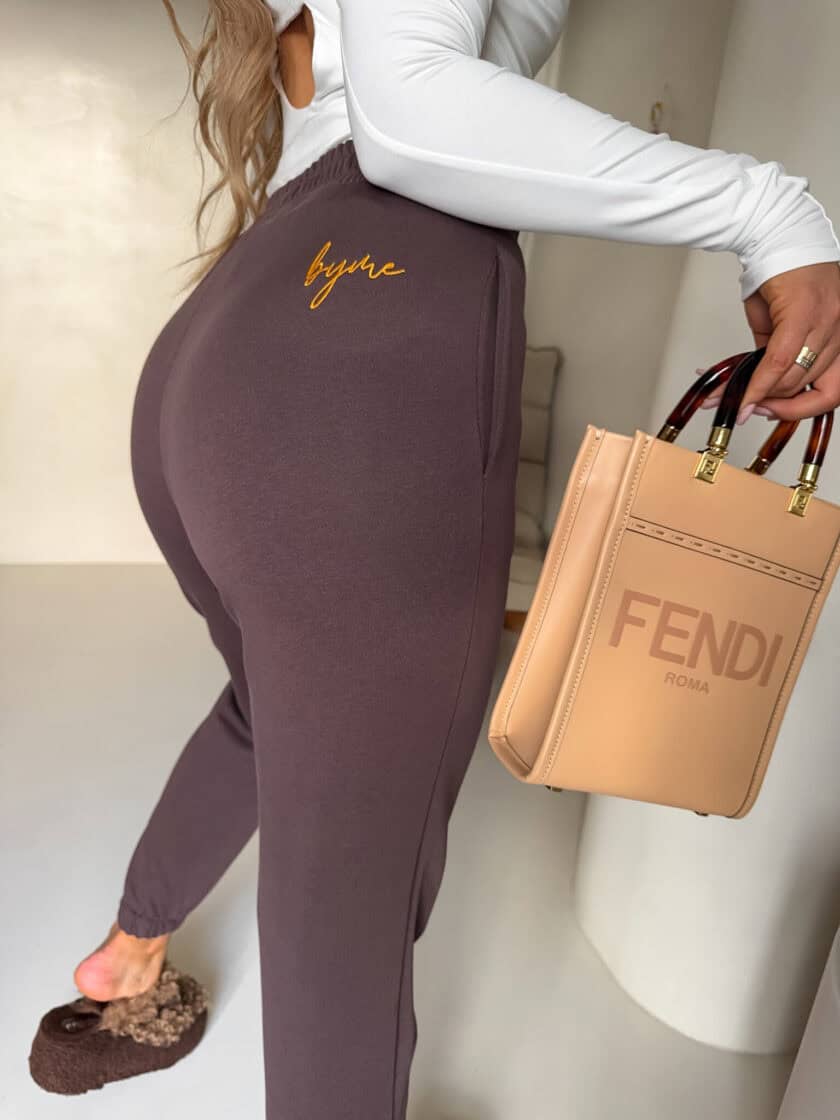 Spodnie DUO – czekoladowe - obrazek 6