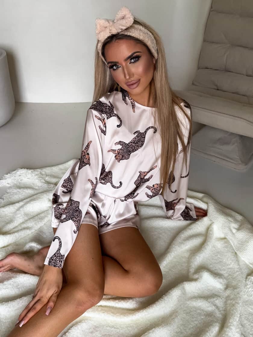 Piżamka LAMPART - jasny beż