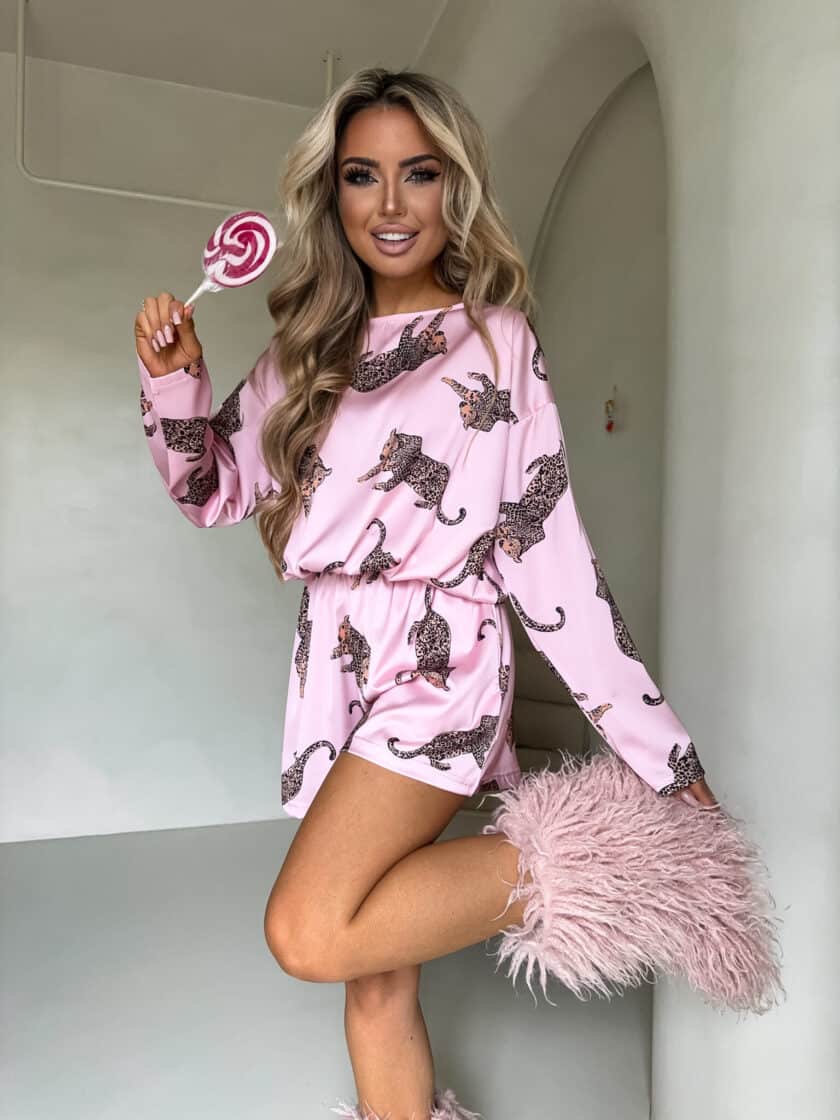 Piżamka LAMPART - różowa - obrazek 6