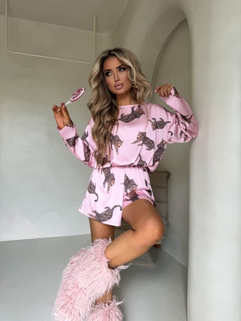 Piżamka LAMPART - różowa - obrazek 8