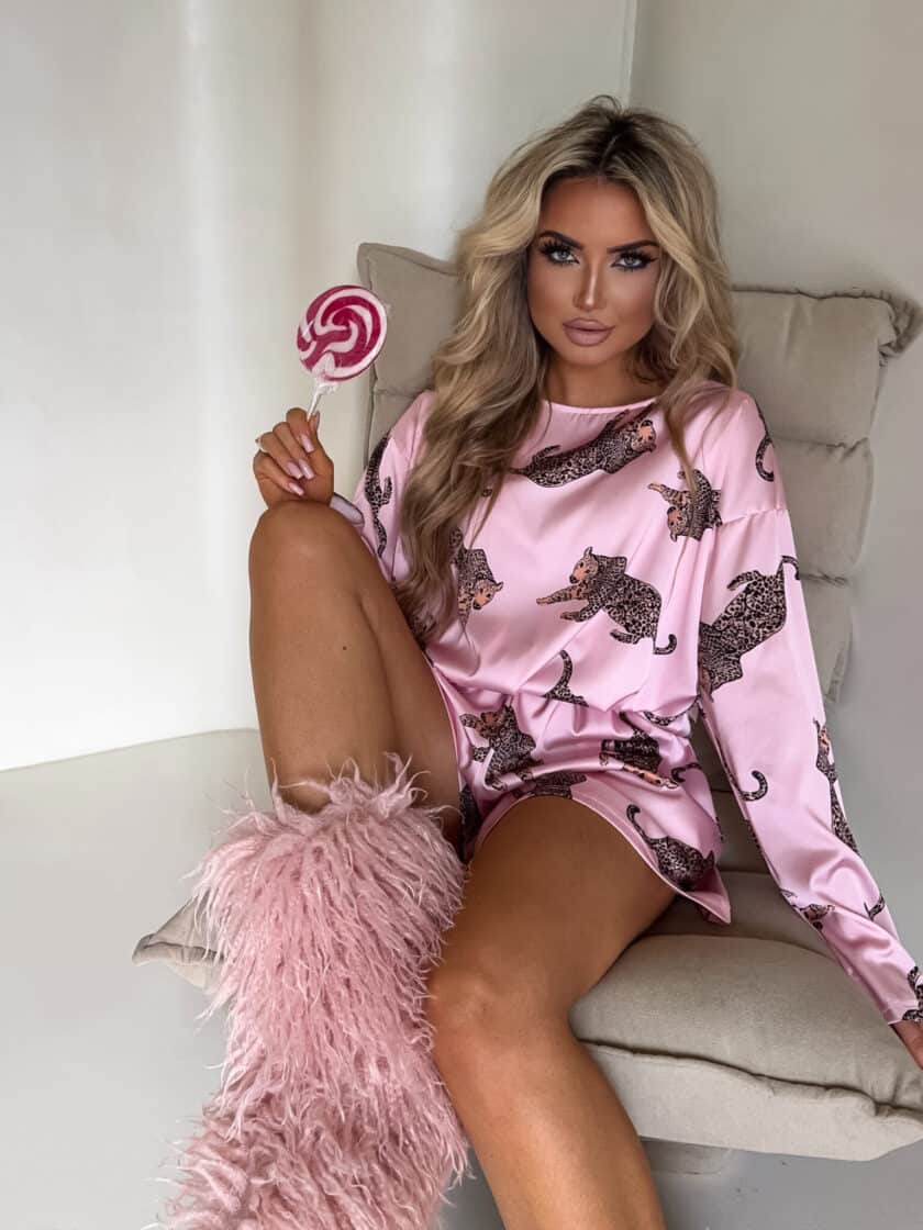 Piżamka LAMPART - różowa - obrazek 2