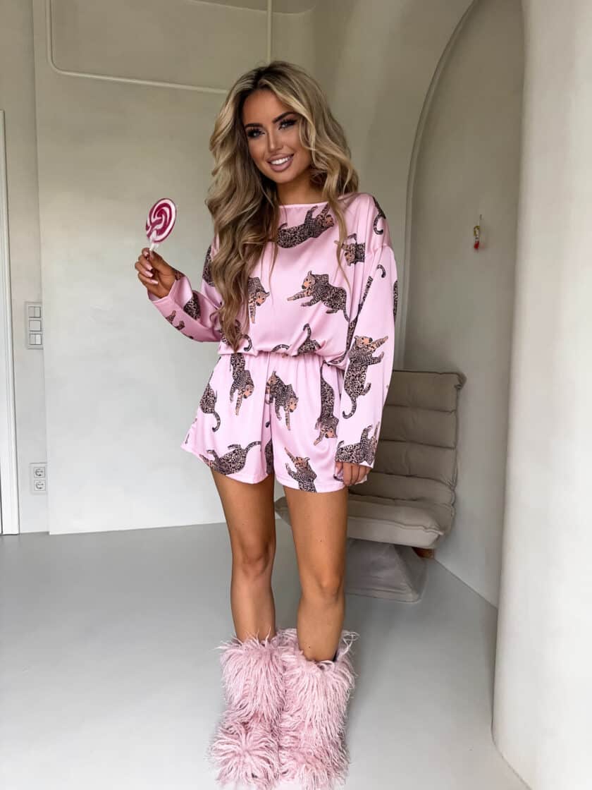 Piżamka LAMPART - różowa - obrazek 9